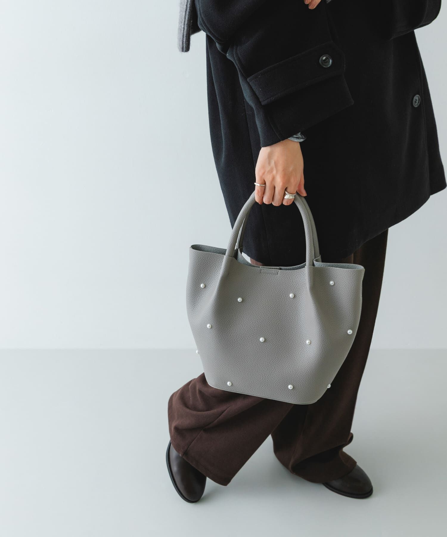 RODE SKO「インバッグ付パールバッグ」|ハンドバッグ|