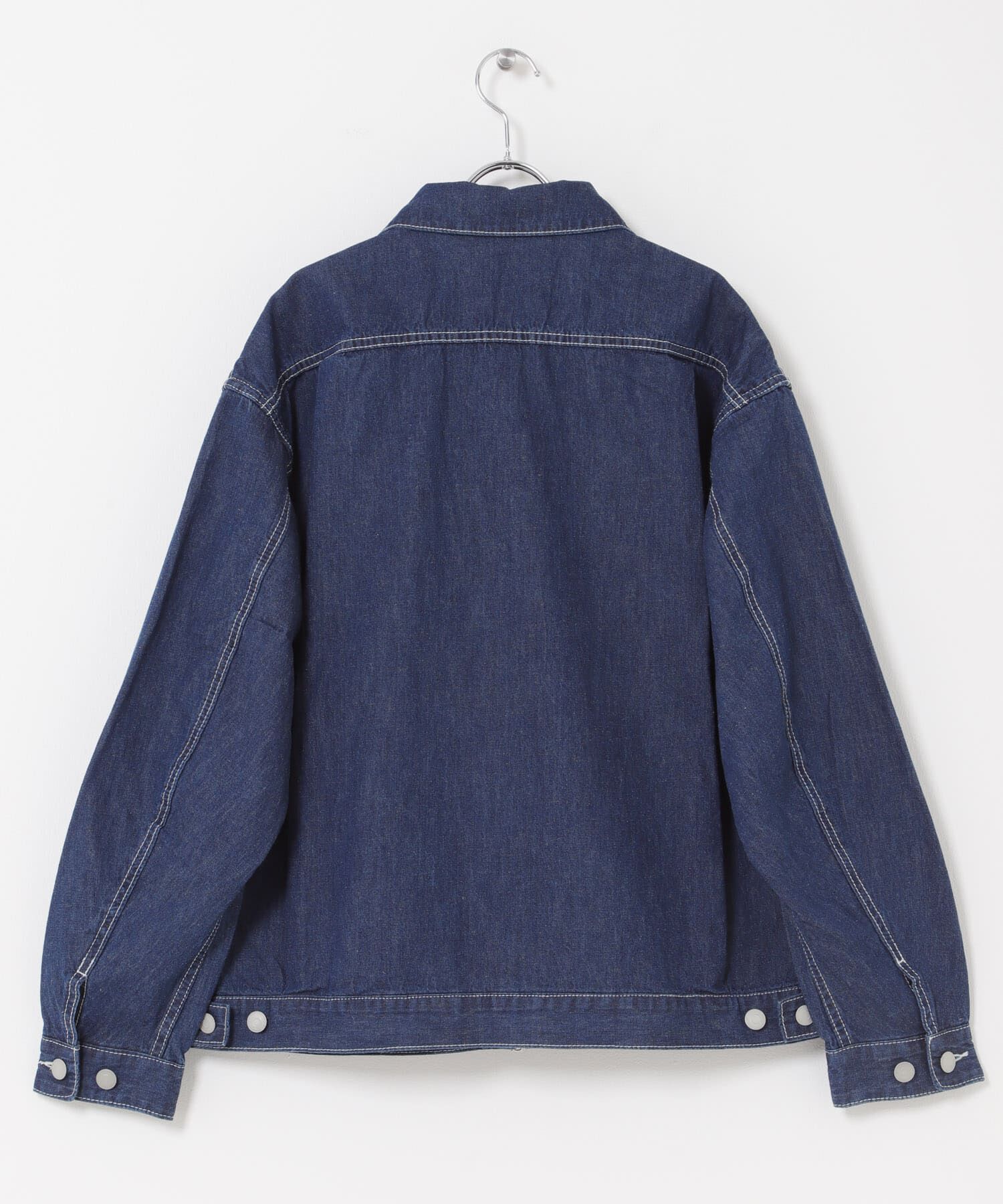 URBAN RESEARCH DOORS「FORK&SPOON　綿麻デニムジップブルゾン」|ブルゾン・スタジャン|