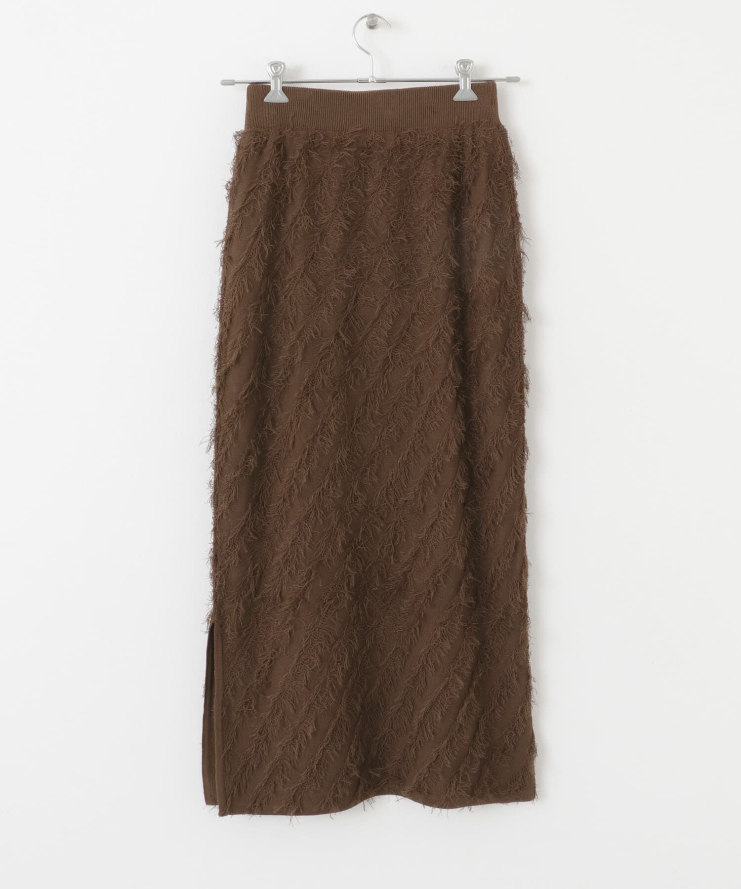 SENSE OF PLACE by URBAN RESEARCH「フリンジニットスカート」|スカート|