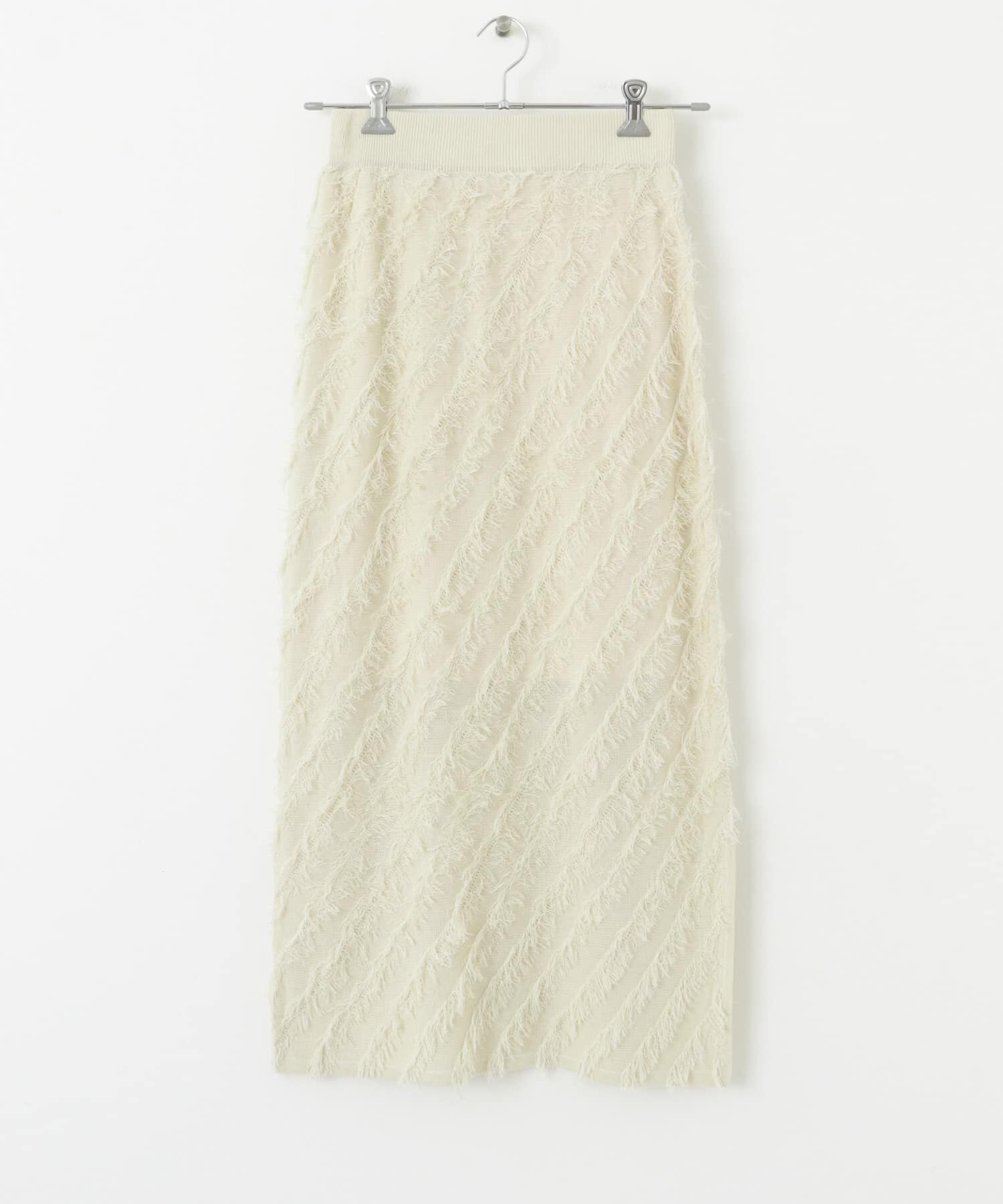 SENSE OF PLACE by URBAN RESEARCH「フリンジニットスカート」|スカート|