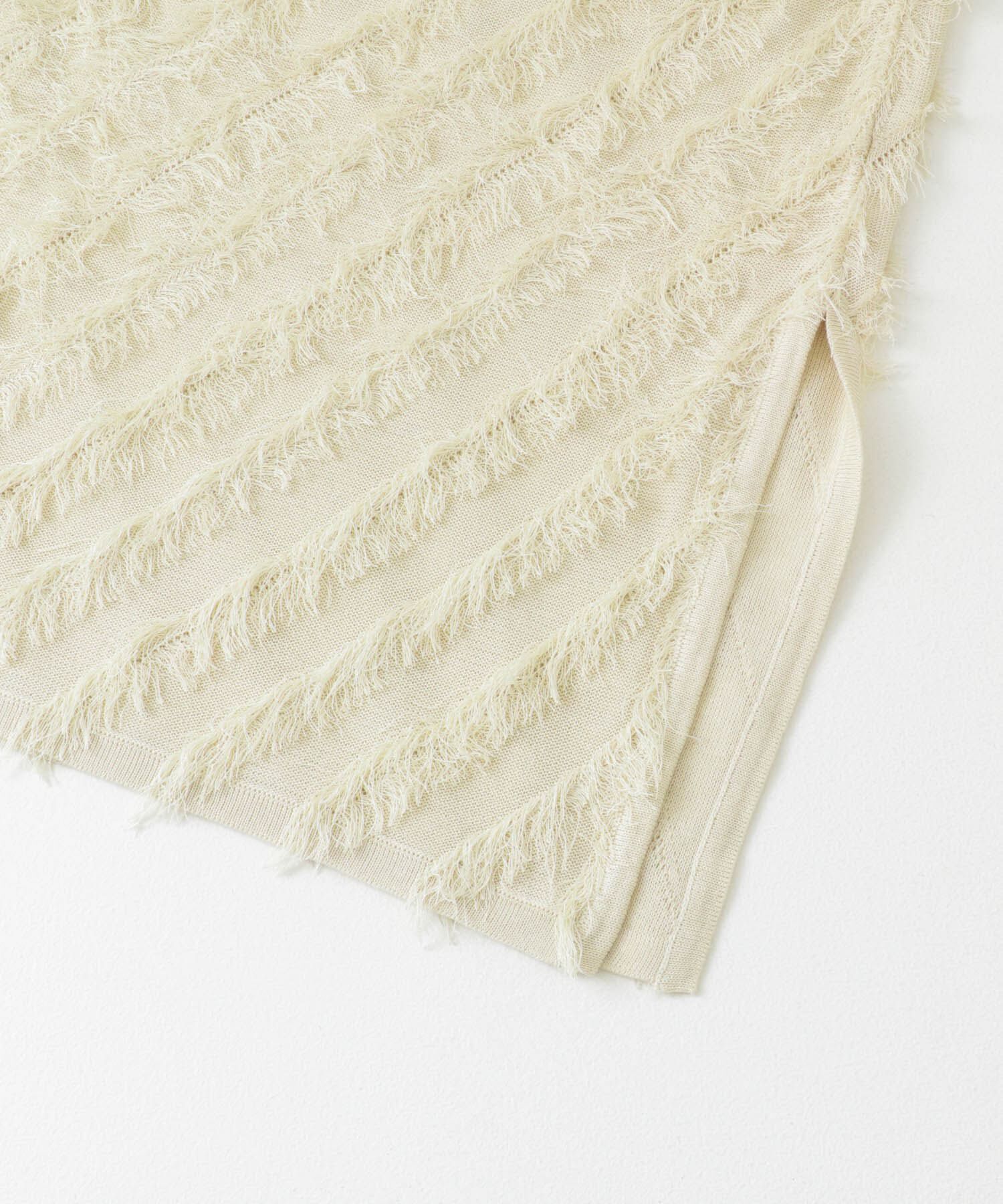 SENSE OF PLACE by URBAN RESEARCH「フリンジニットスカート」|スカート|