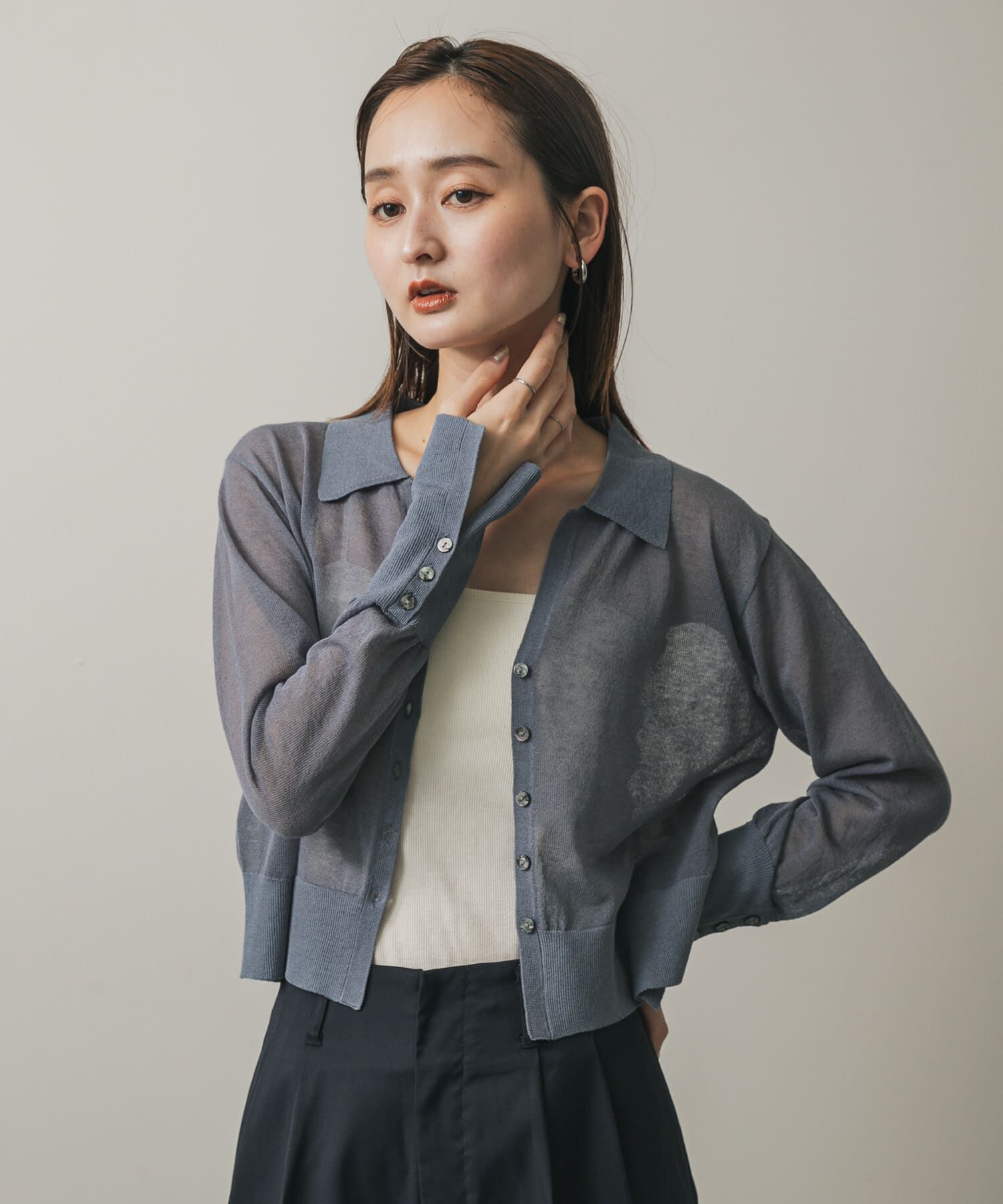 SENSE OF PLACE by URBAN RESEARCH「シアースキッパーカーディガン」|カーディガン|