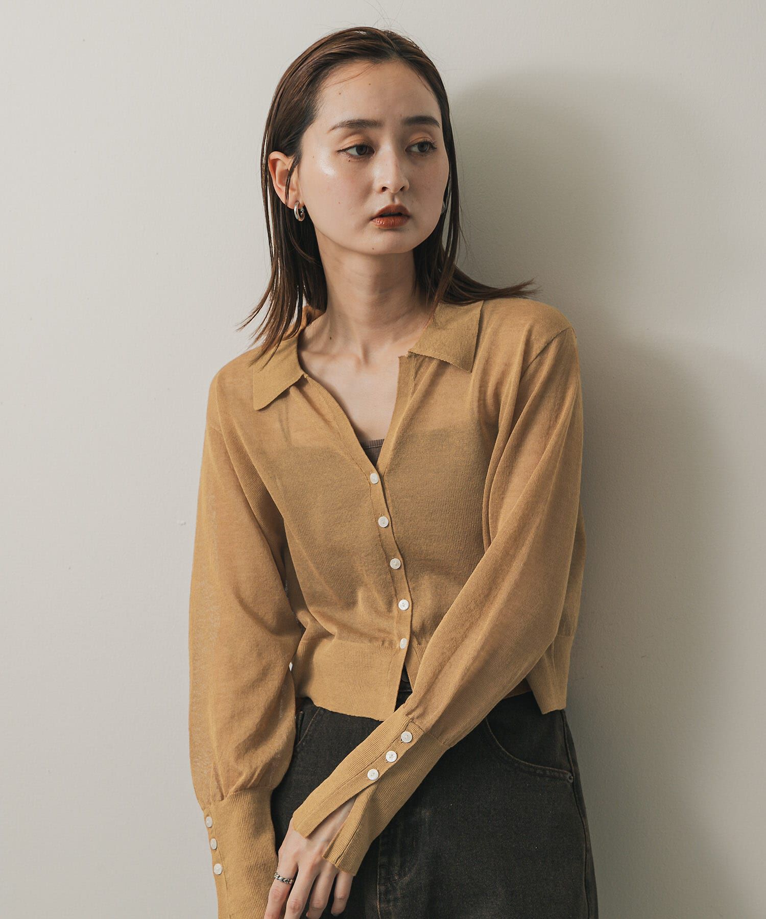 SENSE OF PLACE by URBAN RESEARCH「シアースキッパーカーディガン」|カーディガン|