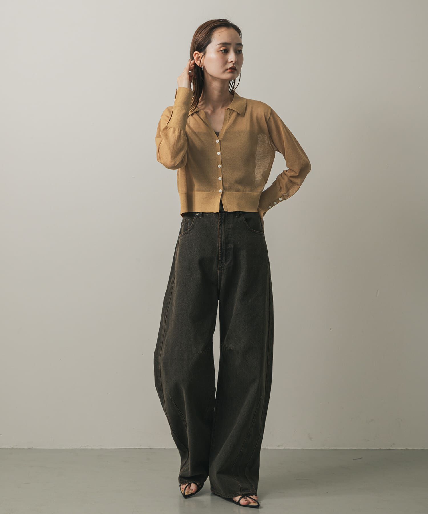 SENSE OF PLACE by URBAN RESEARCH「シアースキッパーカーディガン」|カーディガン|