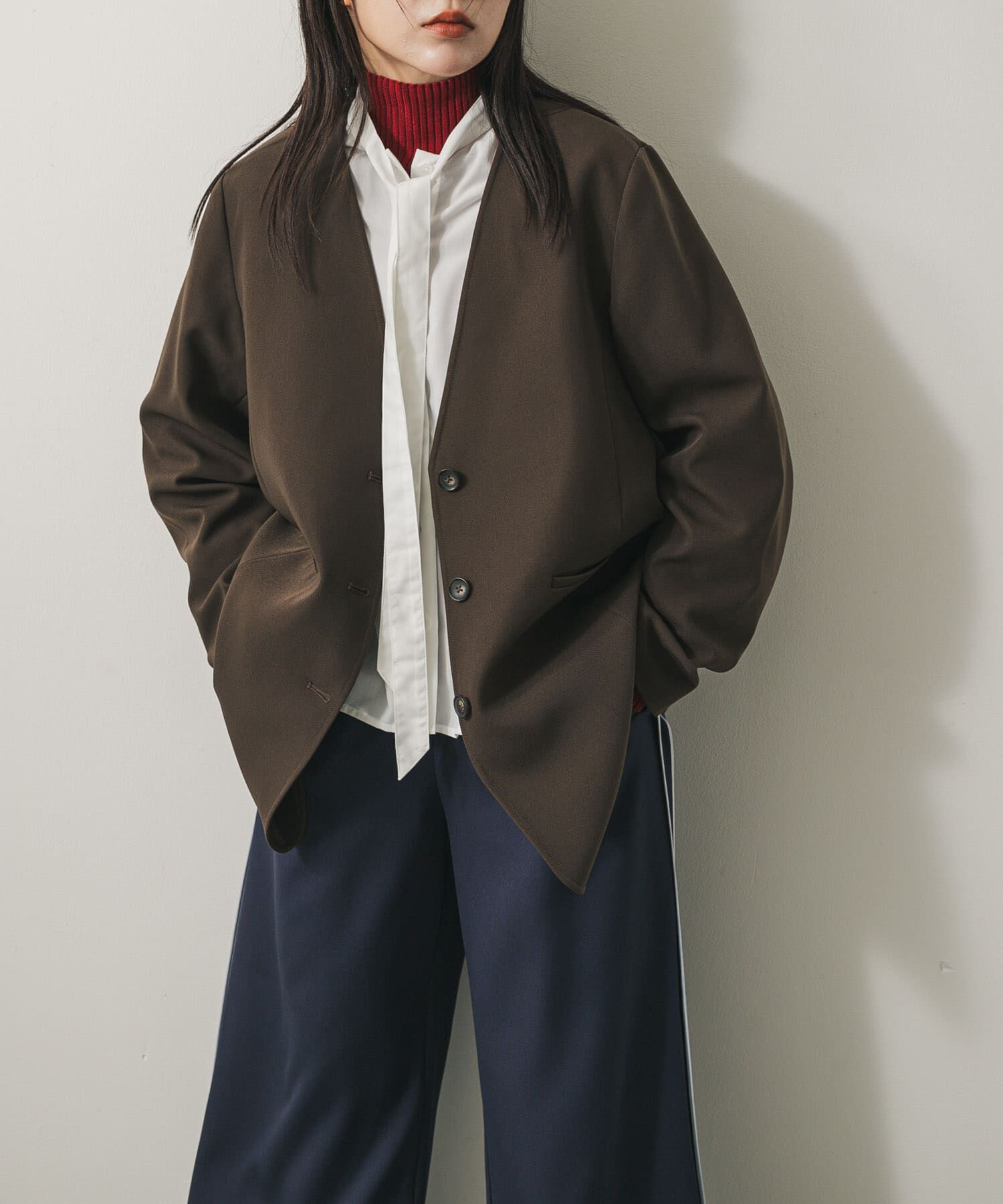 SENSE OF PLACE by URBAN RESEARCH「2WAYルーズジャケット」|その他|ブラウン