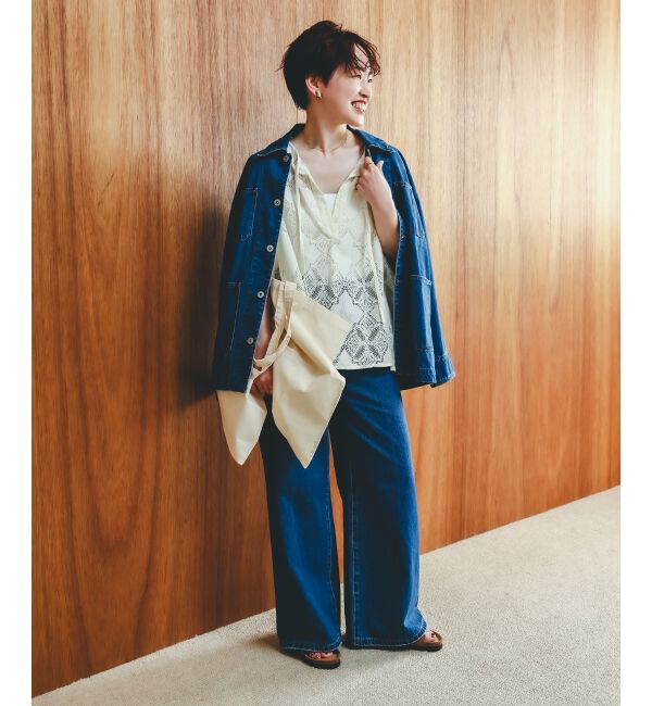  「デニムバギーパンツ」|デニム|