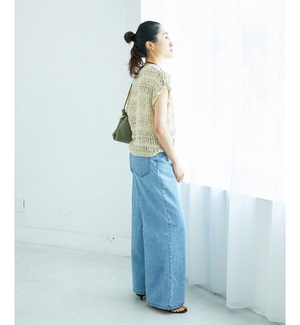  「デニムバギーパンツ」|デニム|