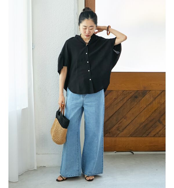  「デニムバギーパンツ」|デニム|