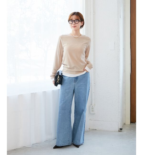  「デニムバギーパンツ」|デニム|