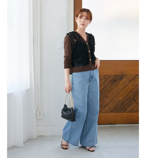  「デニムバギーパンツ」|デニム|