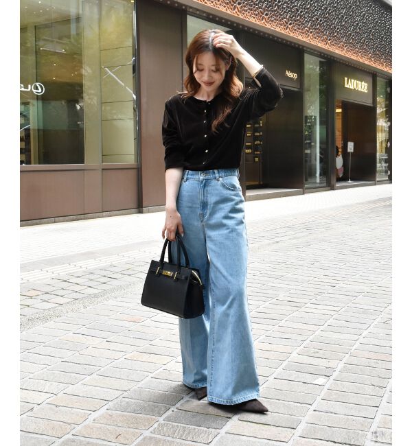  「デニムバギーパンツ」|デニム|