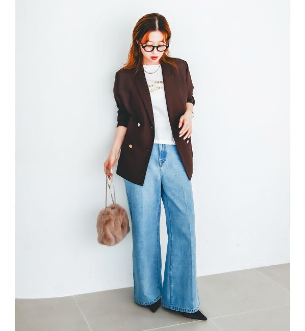  「デニムバギーパンツ」|デニム|