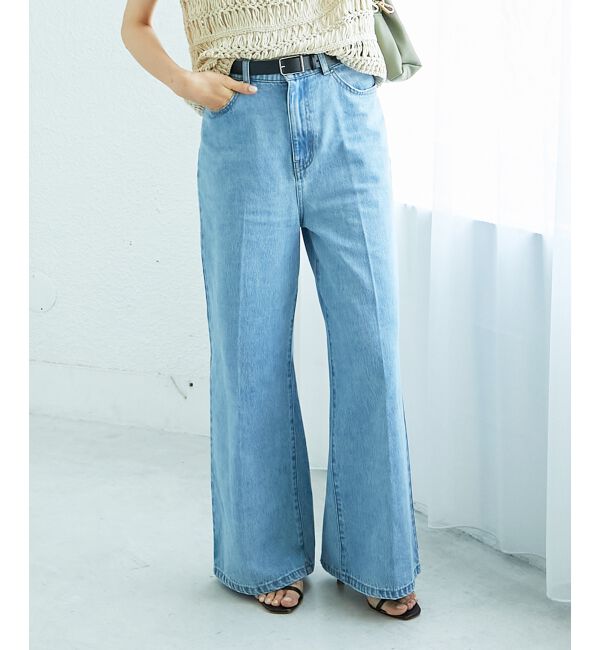  「デニムバギーパンツ」|デニム|