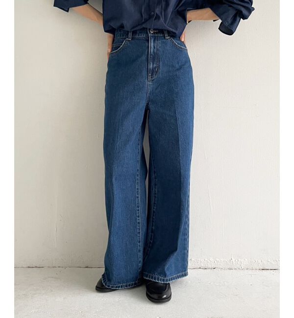  「デニムバギーパンツ」|デニム|