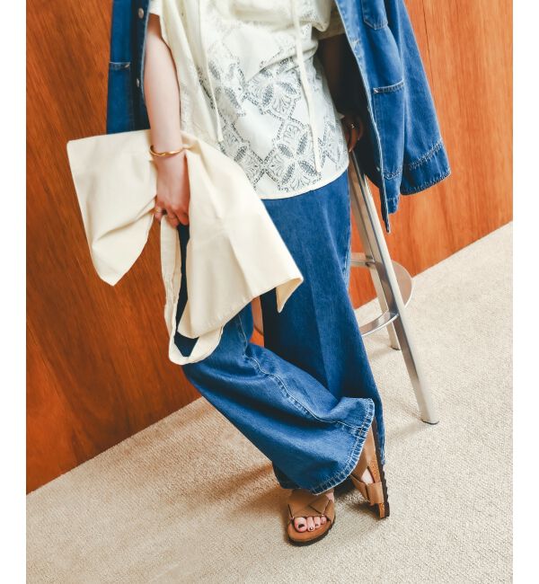  「デニムバギーパンツ」|デニム|