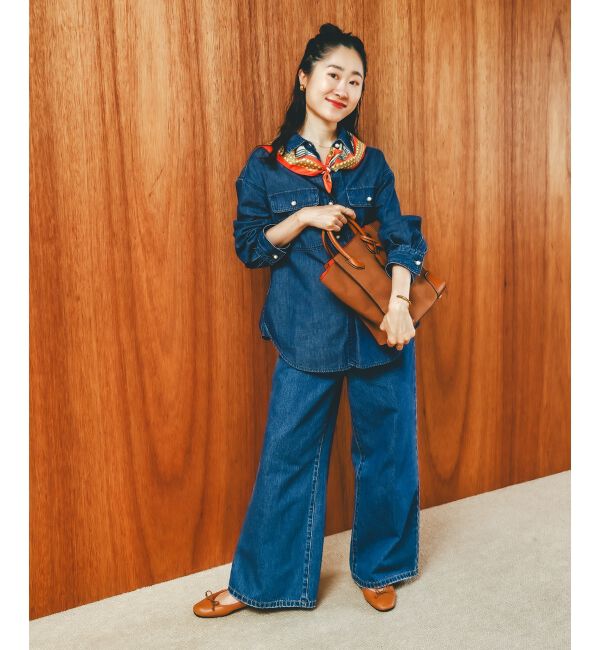  「デニムバギーパンツ」|デニム|