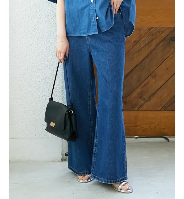  「デニムバギーパンツ」|デニム|