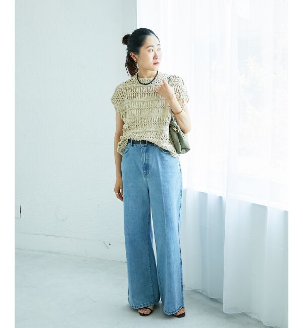  「デニムバギーパンツ」|デニム|