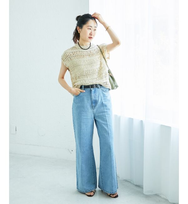  「デニムバギーパンツ」|デニム|