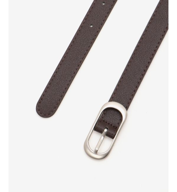  「《WEB限定アイテム》オーバルバックルベルト」|ベルト|