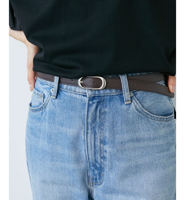  「《WEB限定アイテム》オーバルバックルベルト」|ベルト|