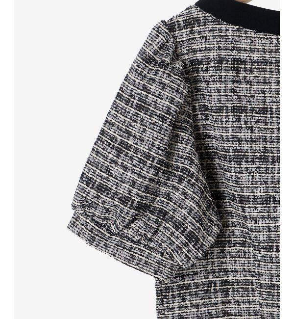 MAJESTICLEGON「カットツイードカーディガン」|カーディガン|