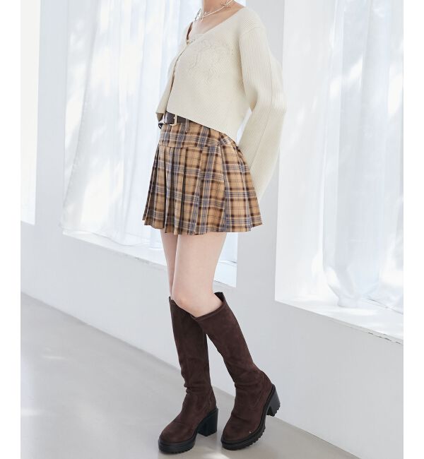 MAJESTICLEGON「リボンエンブロイダリーカーディガン」|カーディガン|