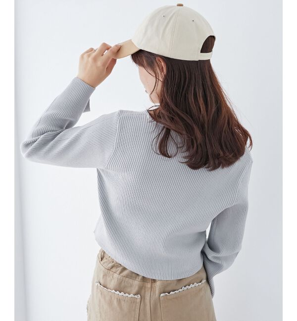 MAJESTICLEGON「リボンエンブロイダリーカーディガン」|カーディガン|