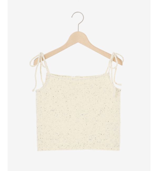 MAJESTICLEGON「ネップキャミセットフリルカーディガン」|カーディガン|