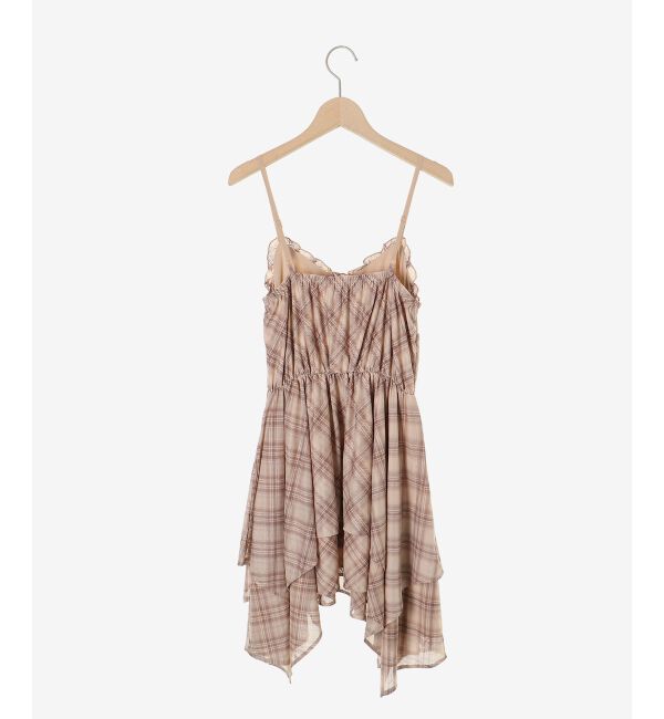  「イレヘムティアードミニキャミワンピ」|ワンピース|