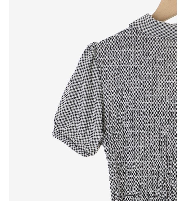  「襟付きデコルテオープンミニワンピ」|ワンピース|