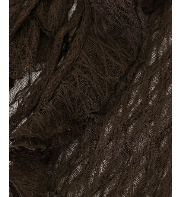  「フード付きフリルカーデ」|カーディガン|