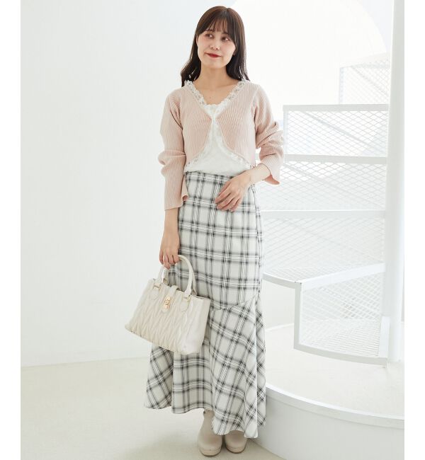  「レースフリルカーディガン」|カーディガン|