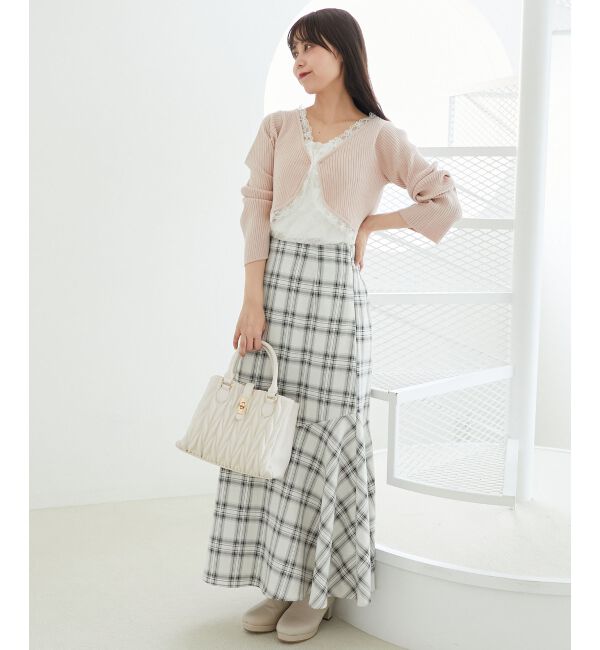  「レースフリルカーディガン」|カーディガン|