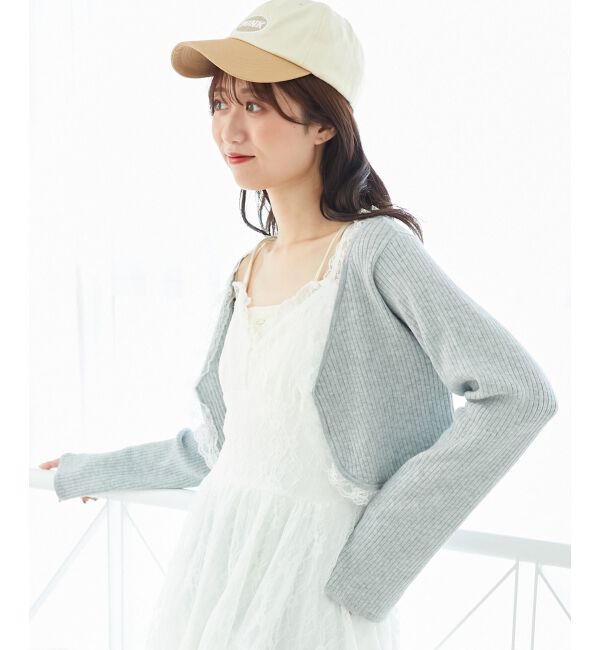  「レースフリルカーディガン」|カーディガン|