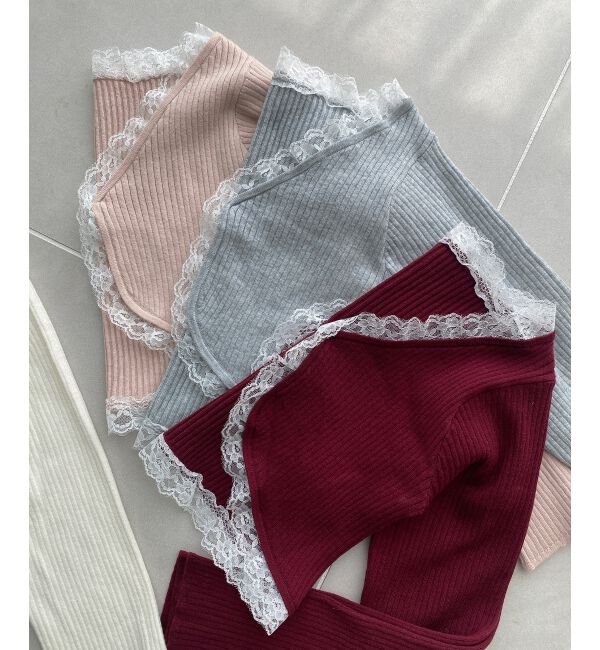  「レースフリルカーディガン」|カーディガン|