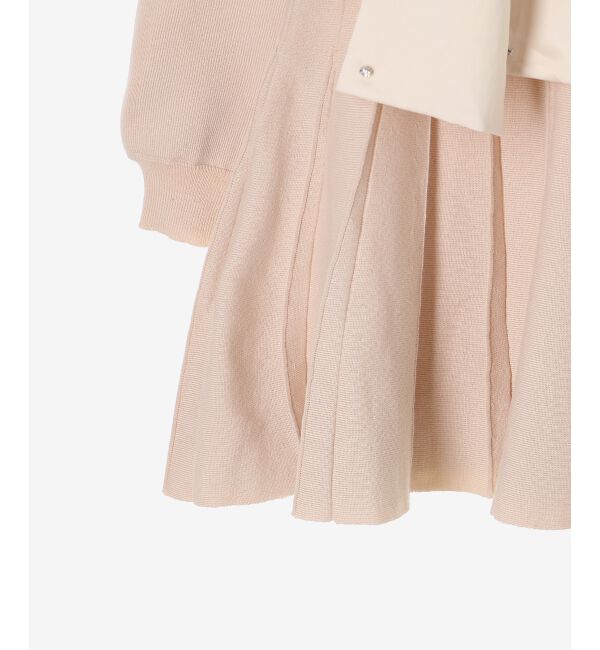  「フロントビッグリボンニットミニワンピ」|ワンピース|