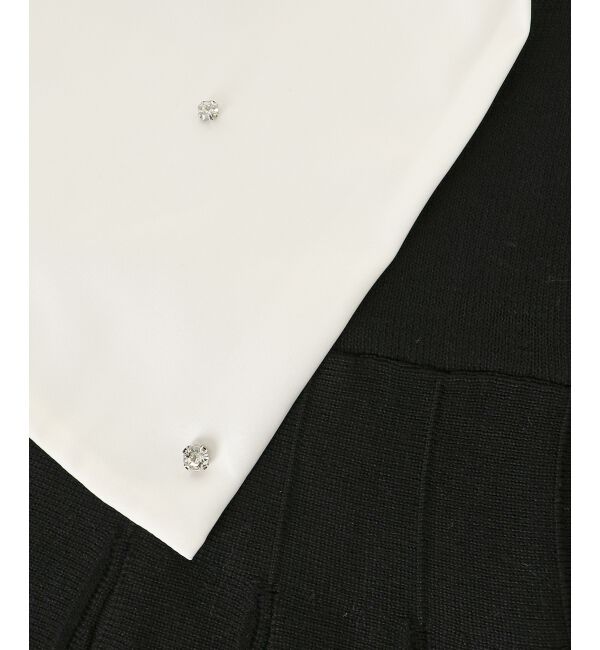  「フロントビッグリボンニットミニワンピ」|ワンピース|