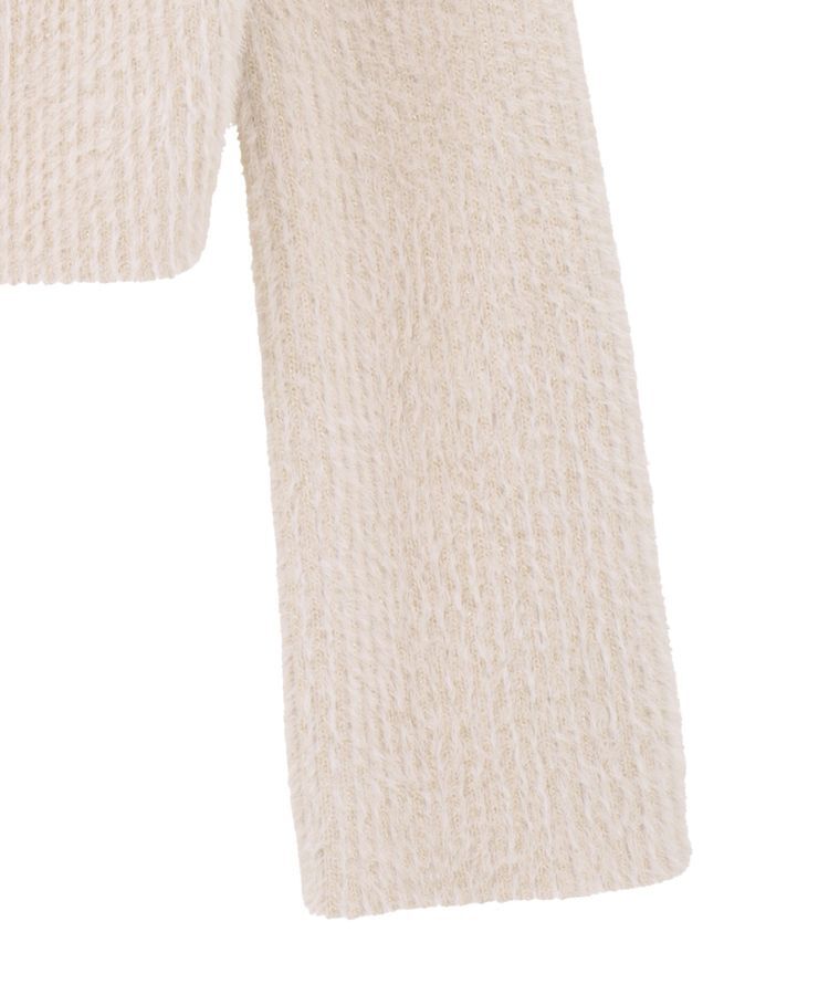 earth music&ecology「SET2点チャーム付きシャギーニット＋インナー」|カーディガン|