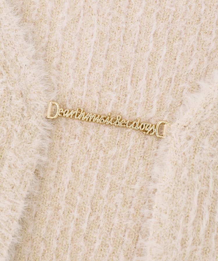 earth music&ecology「SET2点チャーム付きシャギーニット＋インナー」|カーディガン|