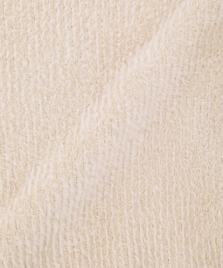 earth music&ecology「SET2点チャーム付きシャギーニット＋インナー」|カーディガン|