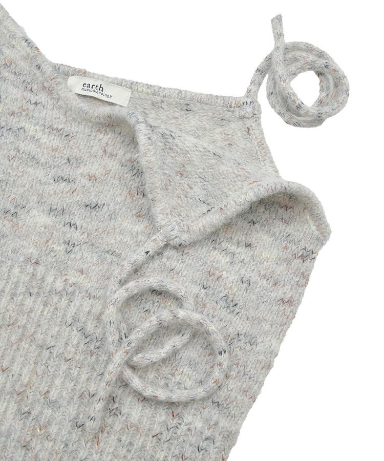 earth music&ecology「【WEB限定】SET2点ショートカーディガン＋リボンキャミソール」|カーディガン|