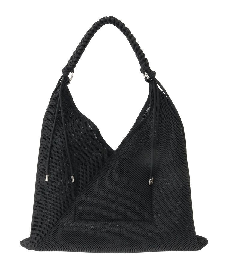 YECCA VECCA「【LE VERNIS】パラコードハンドルメッシュバッグ」|トートバッグ|