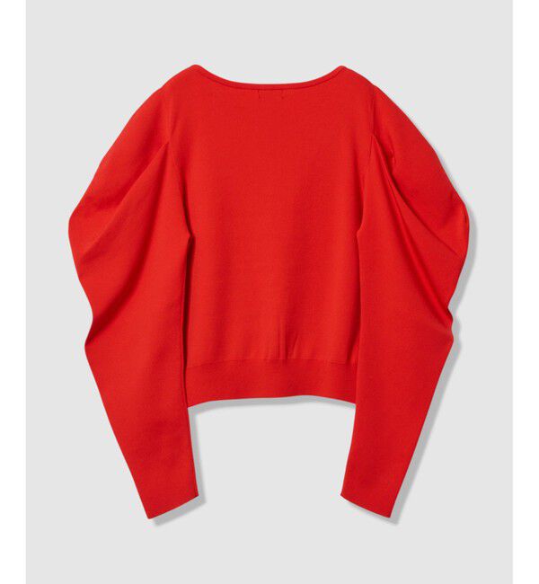 allureville「ソウバリドレープスリーブプルオーバー」|ニット・セーター|