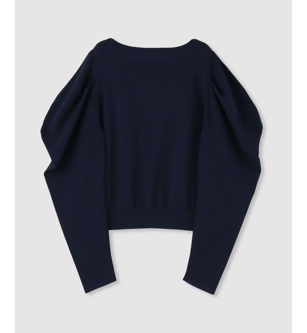 allureville「ソウバリドレープスリーブプルオーバー」|ニット・セーター|