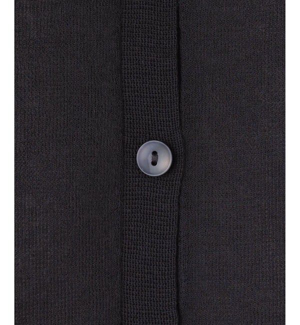 allureville「ハーフスリーブシアークルーカーディガン」|カーディガン|