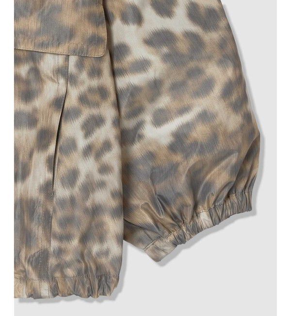 allureville「レオパプリントスタンドカラーブルゾン」|ブルゾン・スタジャン|