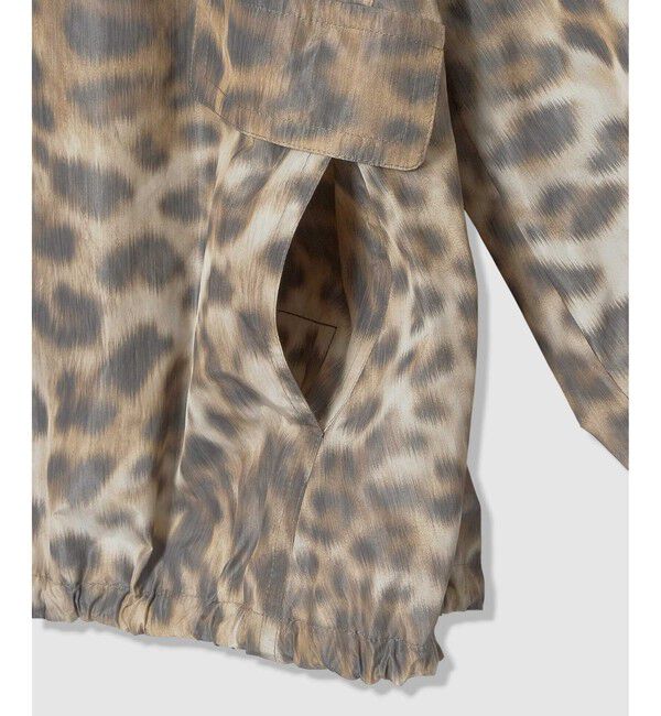 allureville「レオパプリントスタンドカラーブルゾン」|ブルゾン・スタジャン|