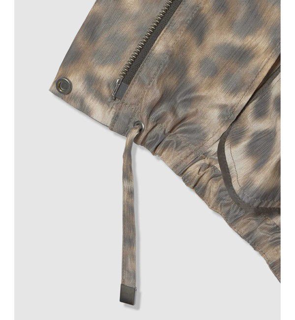 allureville「レオパプリントスタンドカラーブルゾン」|ブルゾン・スタジャン|