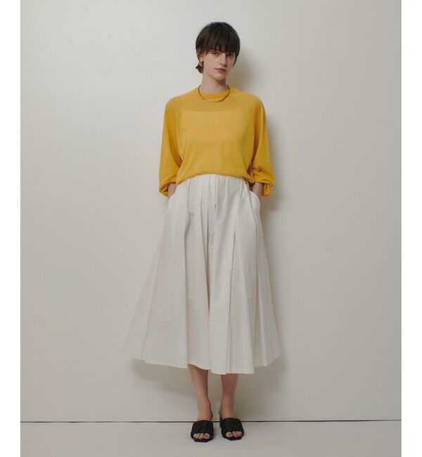 allureville「タイプライターイレギュラータックスカート」|スカート|